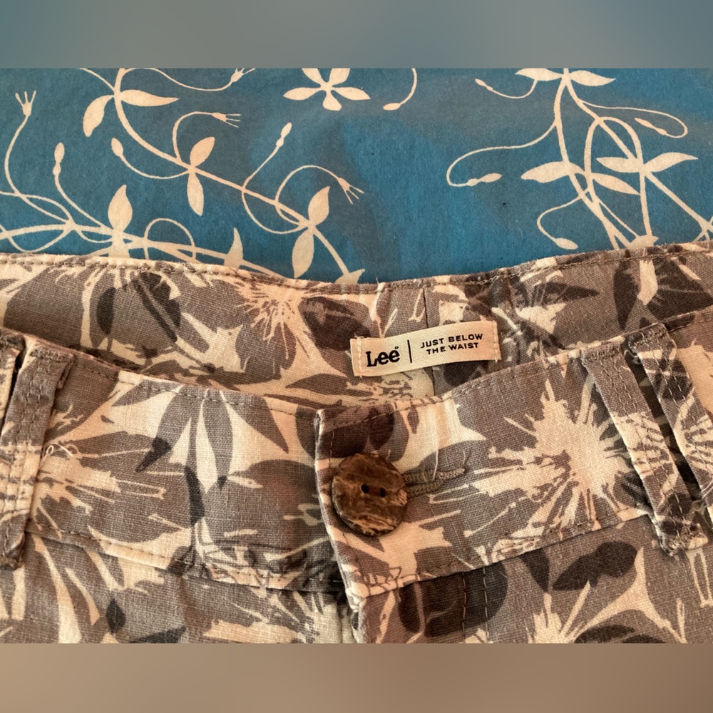 LEE Brand Linen/Cotton Wide Legged Capri (8 Medium)